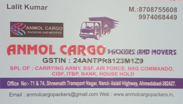  Anmol Cargo Packers And Movers